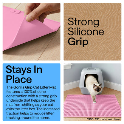 Double Silicone Cat Litter Mat