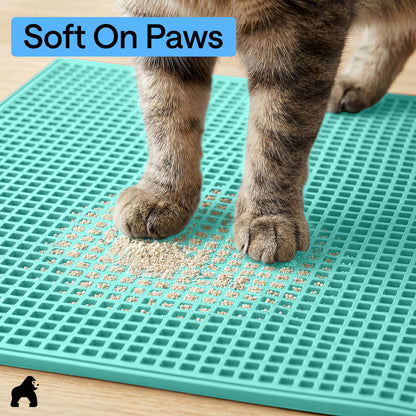 Double Silicone Cat Litter Mat