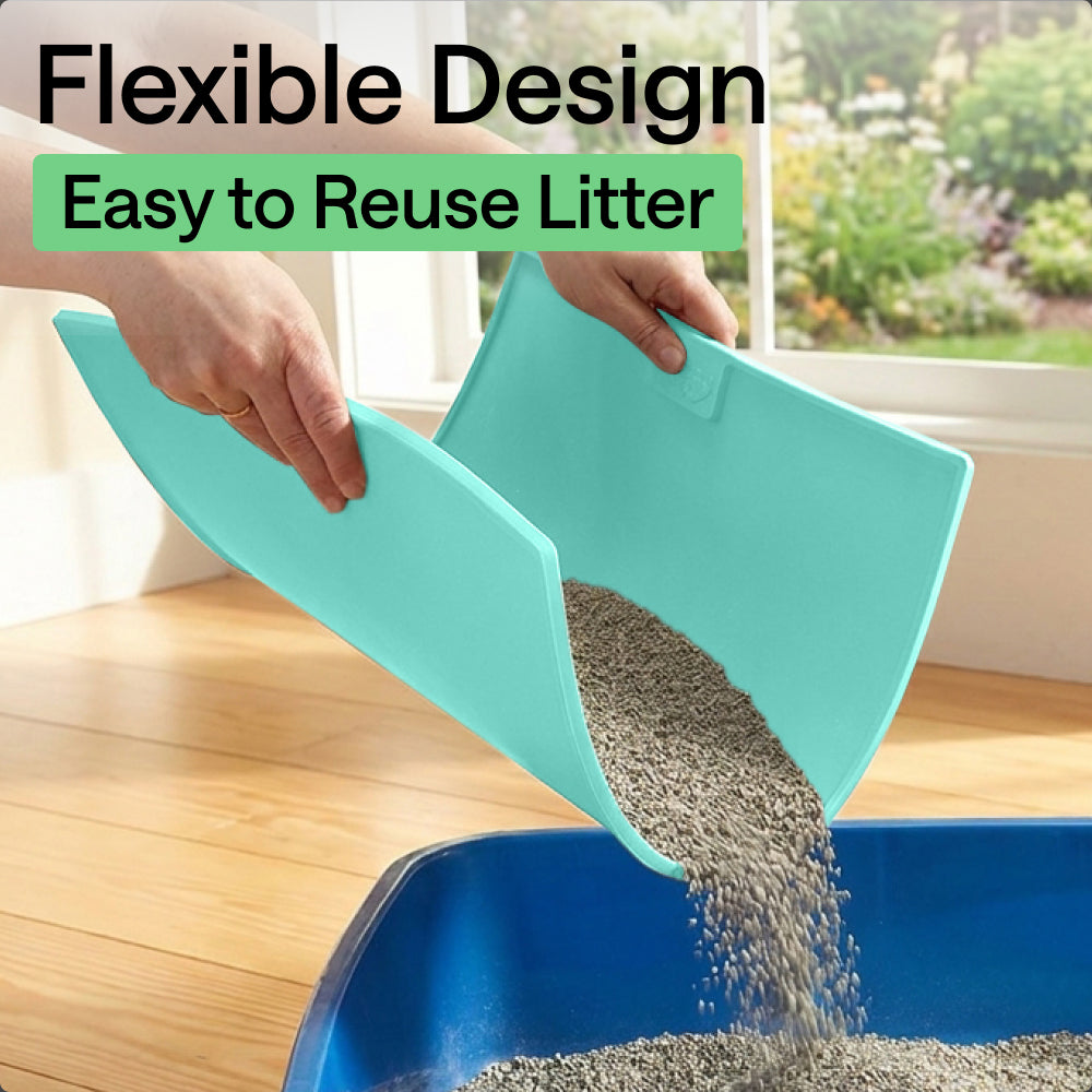 Double Silicone Cat Litter Mat