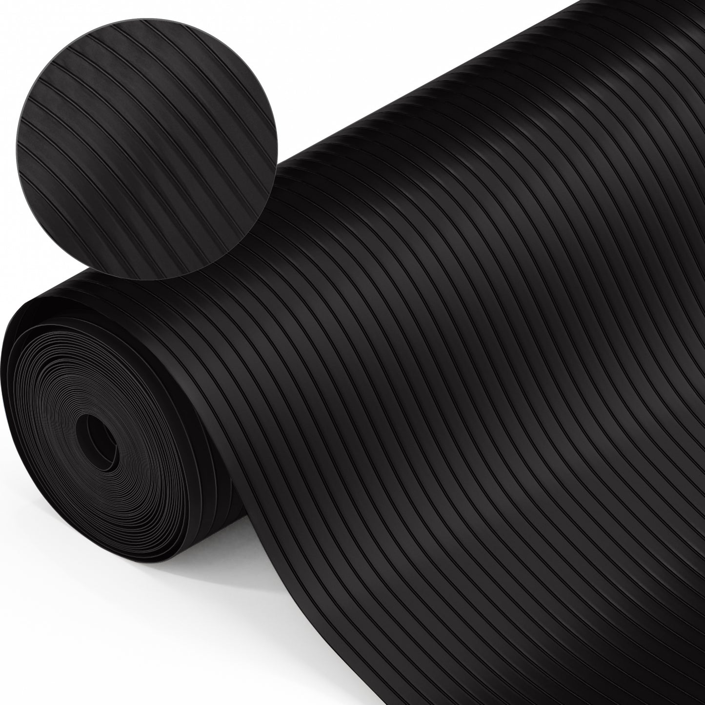 Drawer Liner Ribbed Gorilla Grip Black Onyx 12"x10'