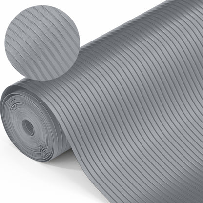 Drawer Liner Ribbed Gorilla Grip Gray 12"x10'