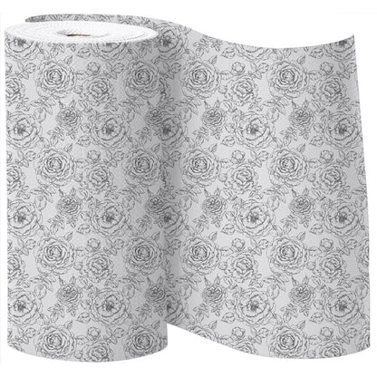 DripGuard Liner  Gorilla Grip Floral Gray 12" x 10' 