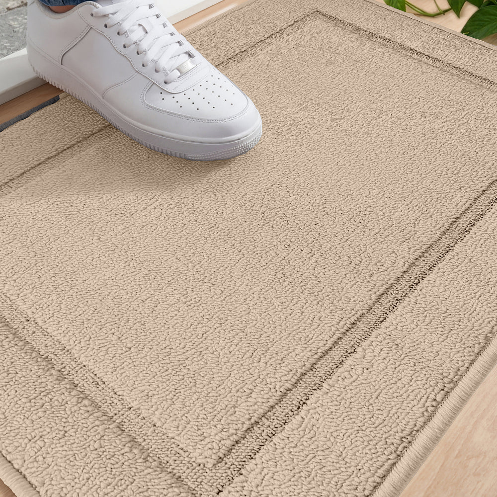 Entry Doormat Gorilla Grip Beige 29 x 17