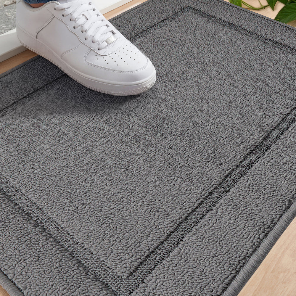 Entry Doormat Gorilla Grip Gray 29 x 17