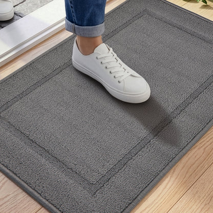 Entry Doormat Gorilla Grip Gray 35 x 22