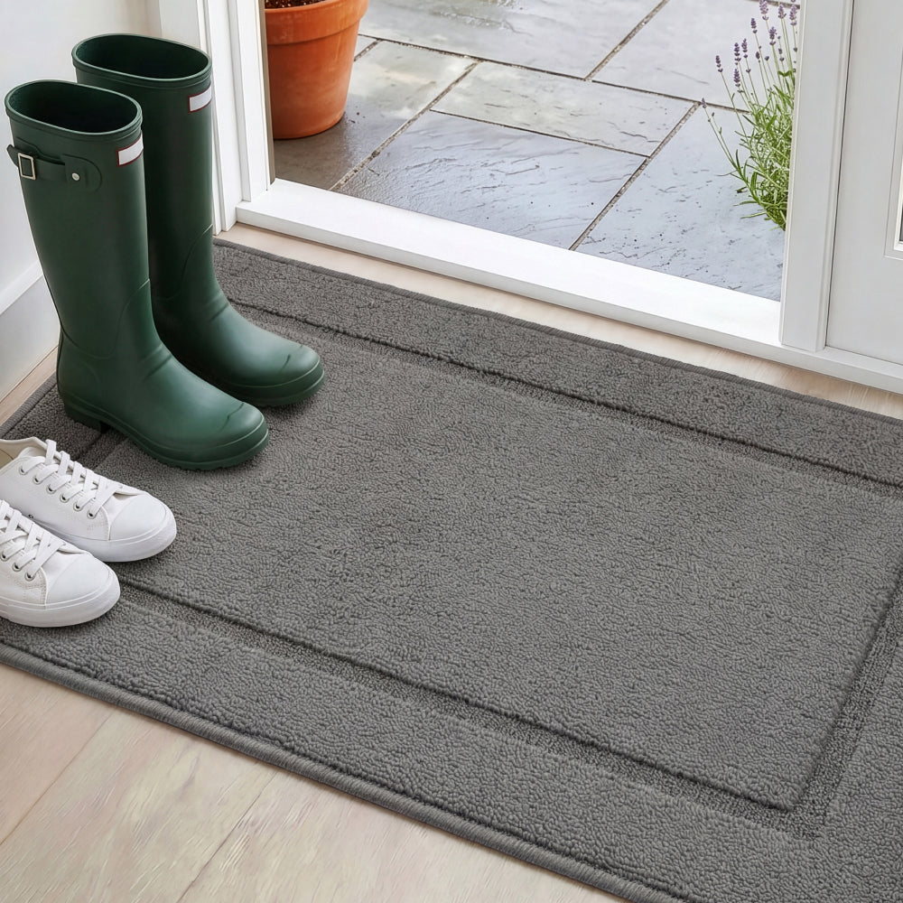 Entry Doormat Gorilla Grip Gray 47 x 30
