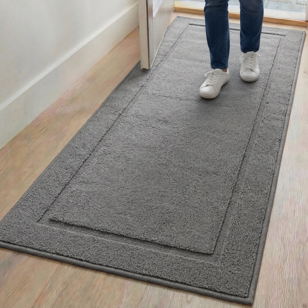 Entry Doormat Gorilla Grip Gray 72 x 24