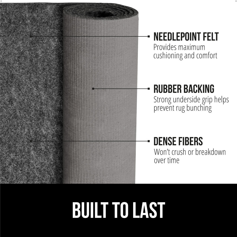 felt rubber rug pad installation guide