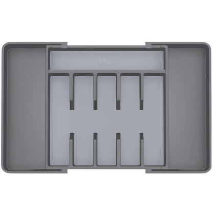 Flatware Organizer Gorilla Grip Gray