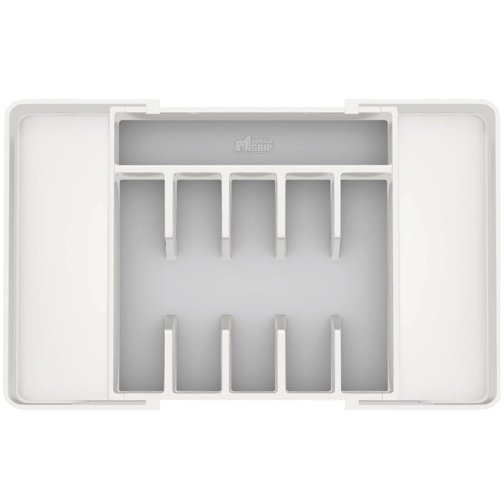 Flatware Organizer Gorilla Grip White