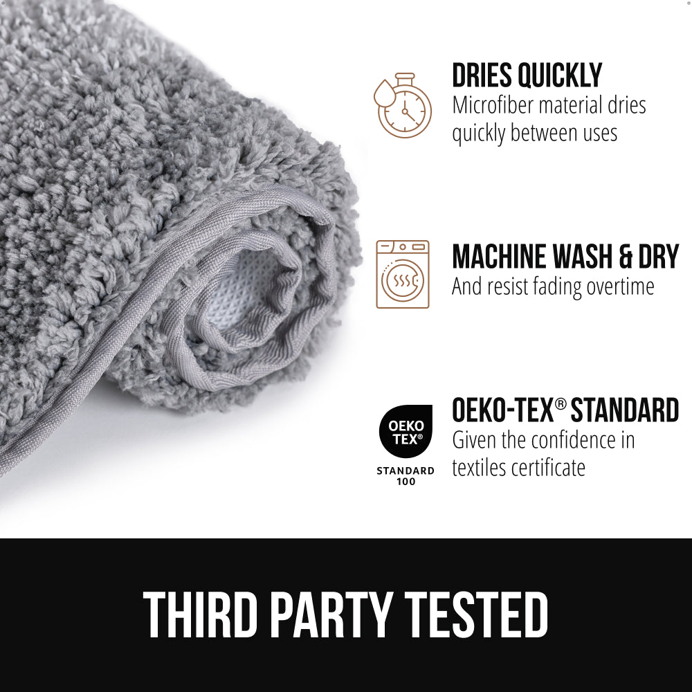Fluffy Bath Rug Bath Accessories Gorilla Grip