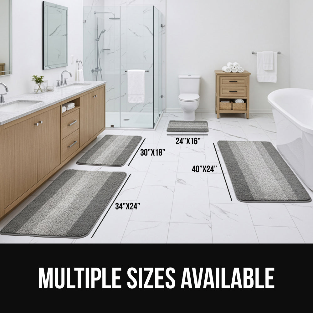 Fluffy Bath Rug Bath Accessories Gorilla Grip