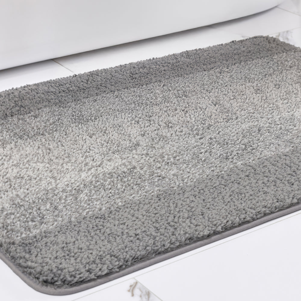 Fluffy Bath Rug Bath Accessories Gorilla Grip Gray