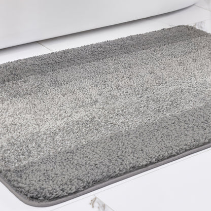 Fluffy Bath Rug Bath Accessories Gorilla Grip Gray