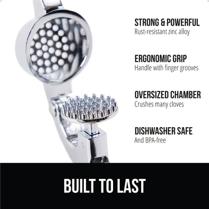 Garlic Press and Peel Set