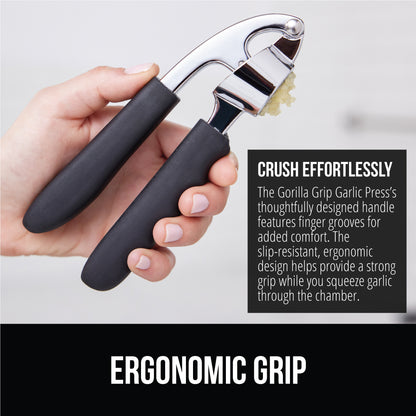 Garlic Press and Peel Set  Gorilla Grip   