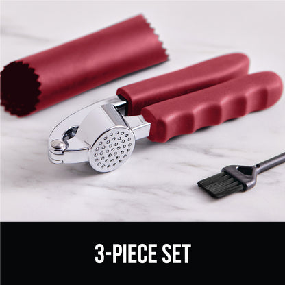 Garlic Press and Peel Set  Gorilla Grip   