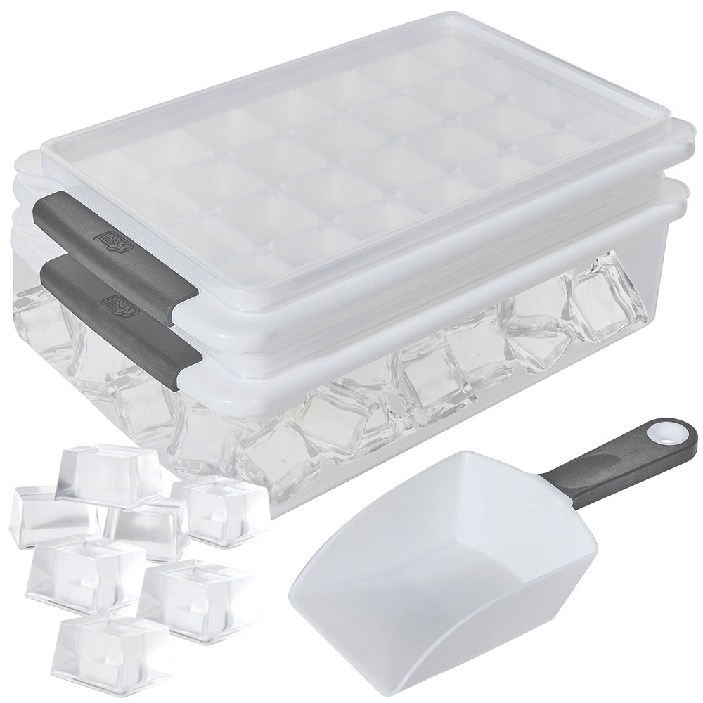 Ice Cube Bin Set  Gorilla Grip Gray  