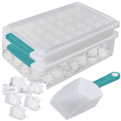 Ice Cube Bin Set  Gorilla Grip Turquoise  