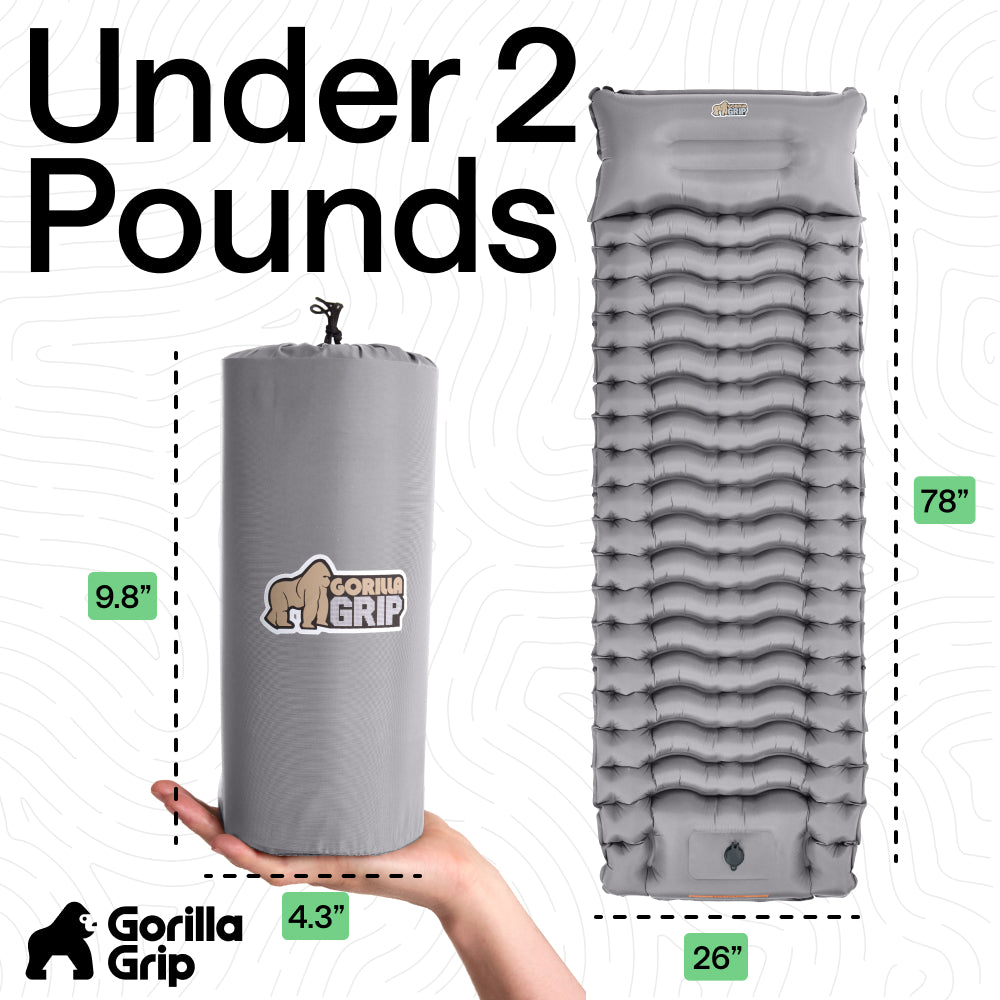 Inflatable Sleeping Mat Gorilla Grip