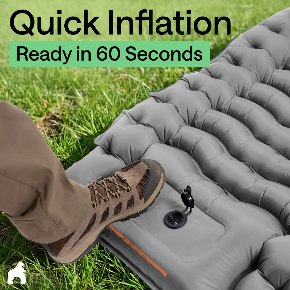 Inflatable Sleeping Mat Gorilla Grip