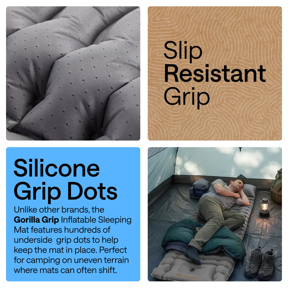 Inflatable Sleeping Mat Gorilla Grip