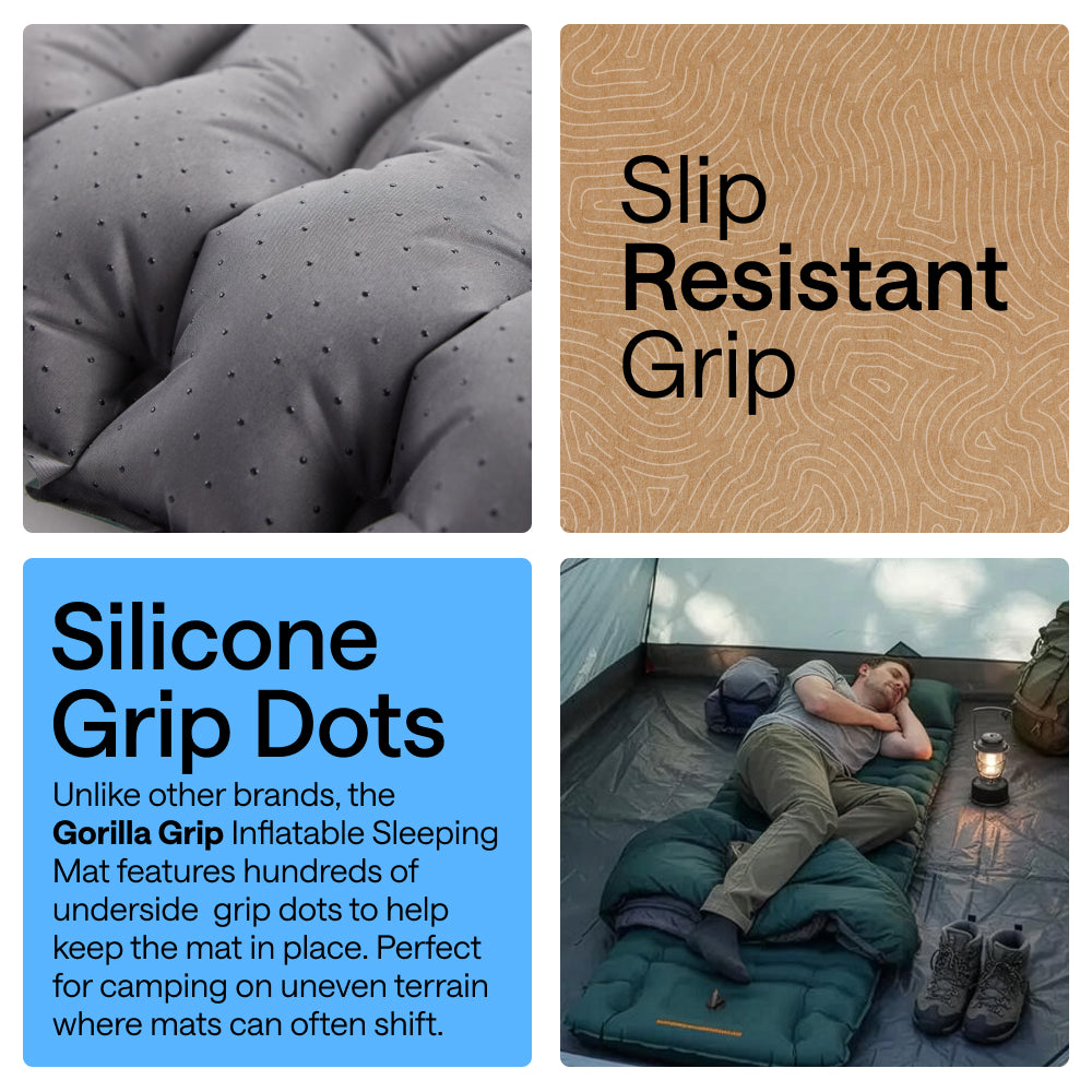 Inflatable Sleeping Mat Gorilla Grip