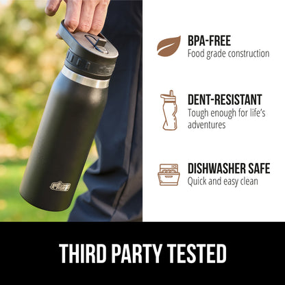 Insulated Water Bottle Gorilla Grip