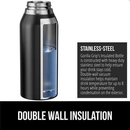 Insulated Water Bottle Gorilla Grip