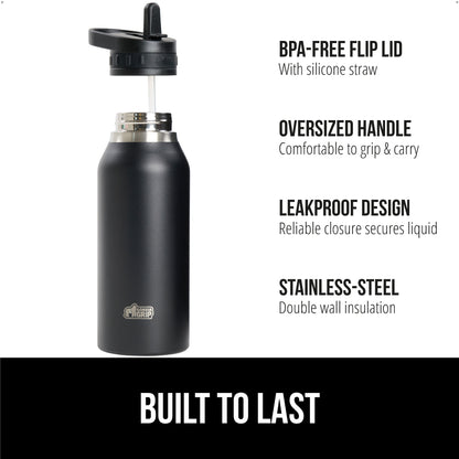 Insulated Water Bottle Gorilla Grip