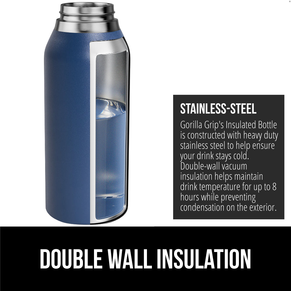 Insulated Water Bottle Gorilla Grip