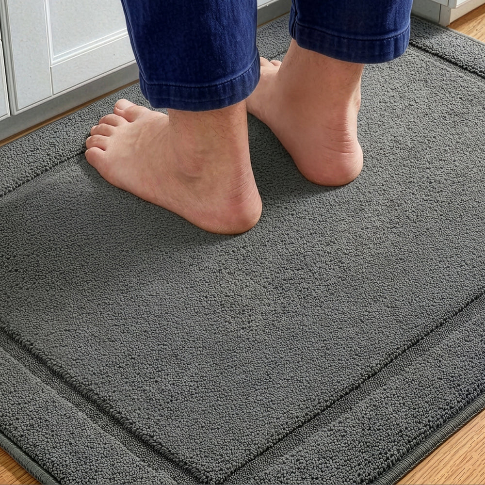 Kitchen Mat Gorilla Grip Gray 24 x 20