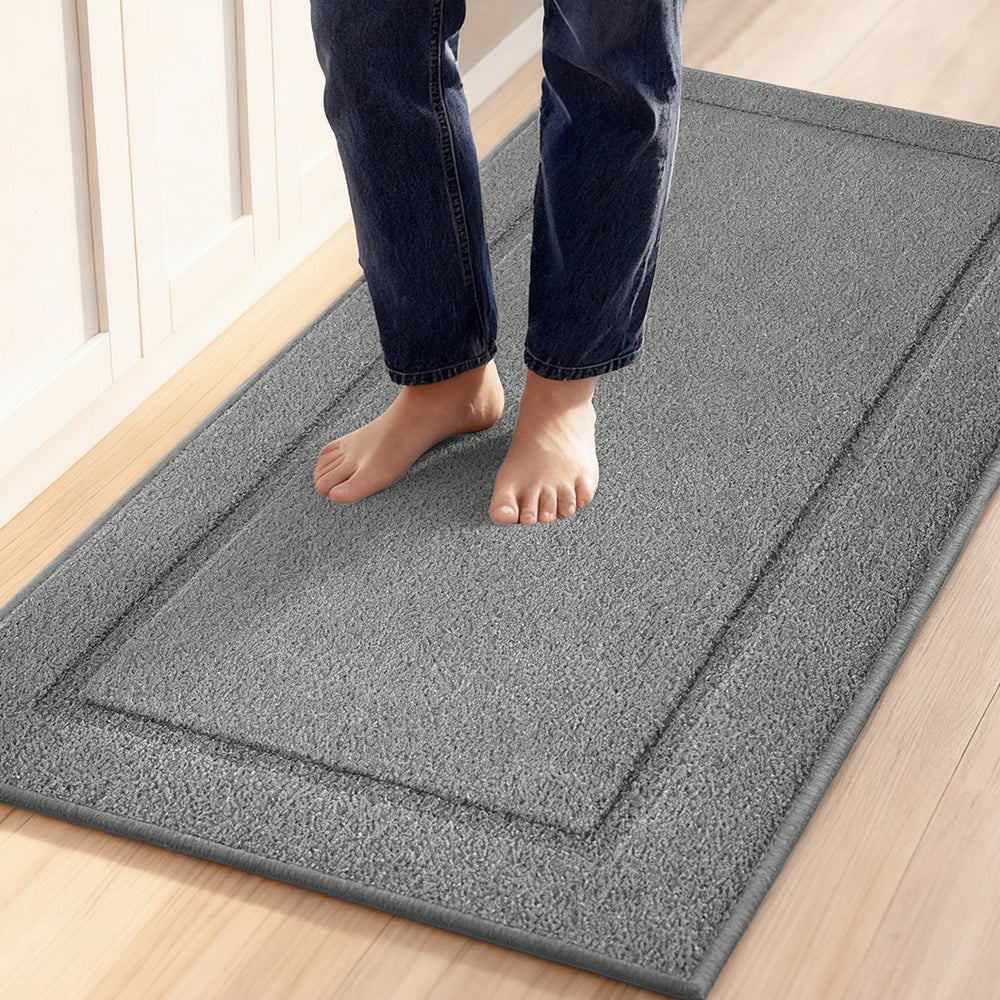 Kitchen Mat Gorilla Grip Gray 48 x 20