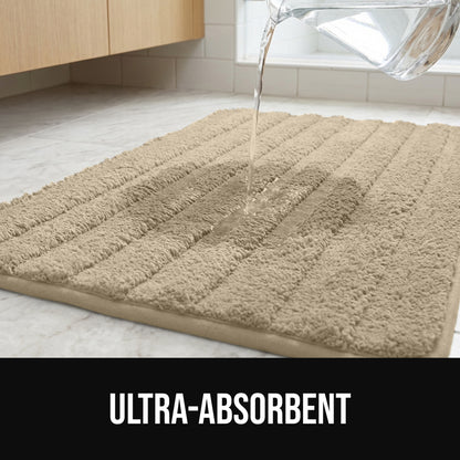 Lines Bath Rug Gorilla Grip