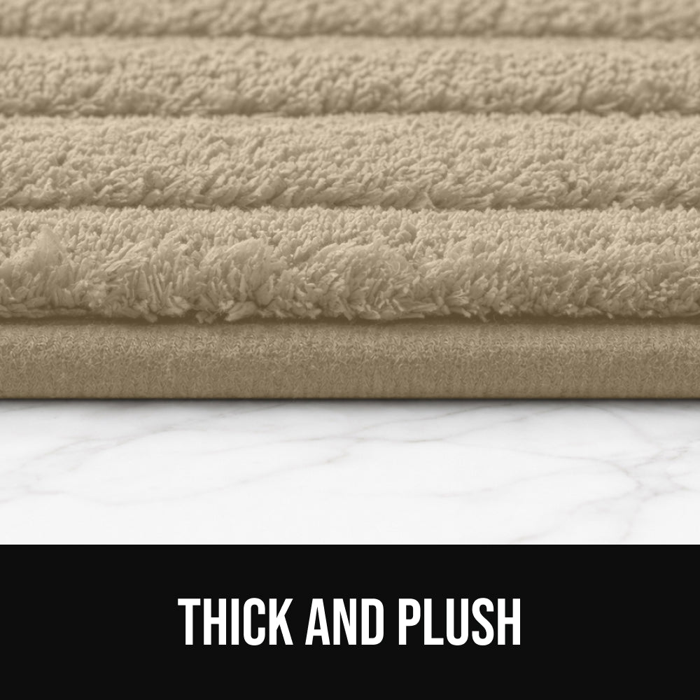 Lines Bath Rug Gorilla Grip