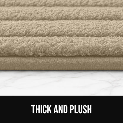 Lines Bath Rug Gorilla Grip