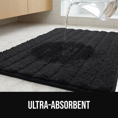 Lines Bath Rug Gorilla Grip