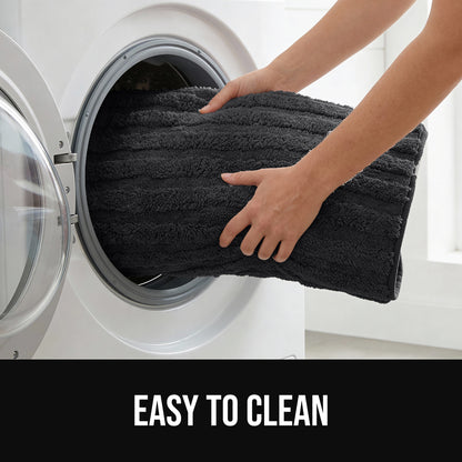 Lines Bath Rug Gorilla Grip