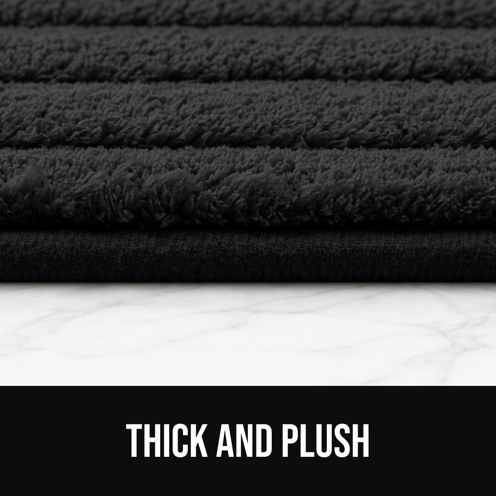 Lines Bath Rug Gorilla Grip