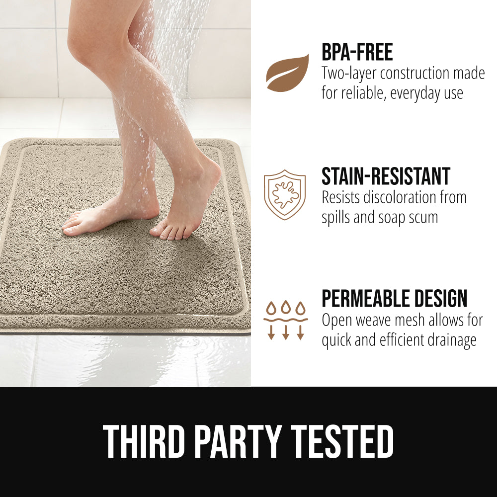 Loofah Bath Mat Gorilla Grip