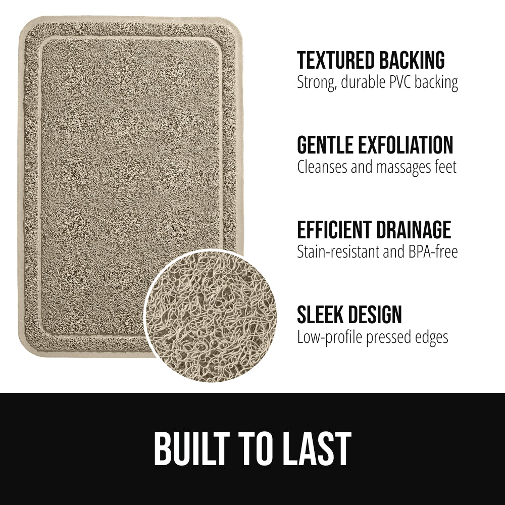 Loofah Bath Mat Gorilla Grip