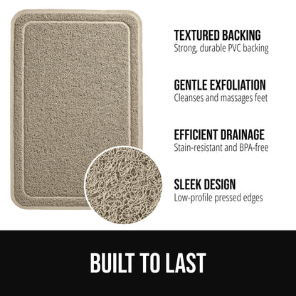 Loofah Bath Mat Gorilla Grip