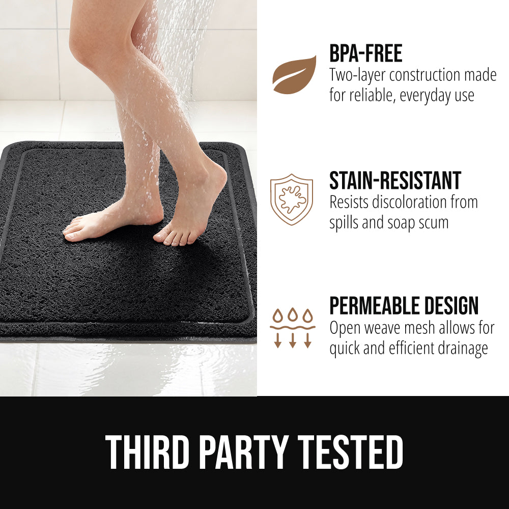 Loofah Bath Mat Gorilla Grip