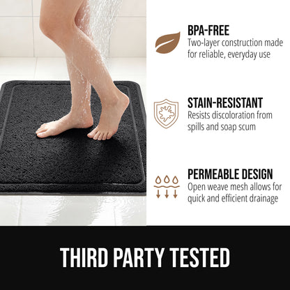 Loofah Bath Mat Gorilla Grip