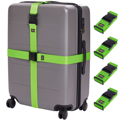 Luggage Straps Gorilla Grip Green 4