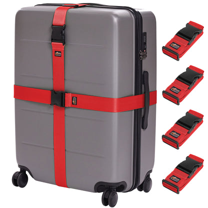 Luggage Straps Gorilla Grip Red 4