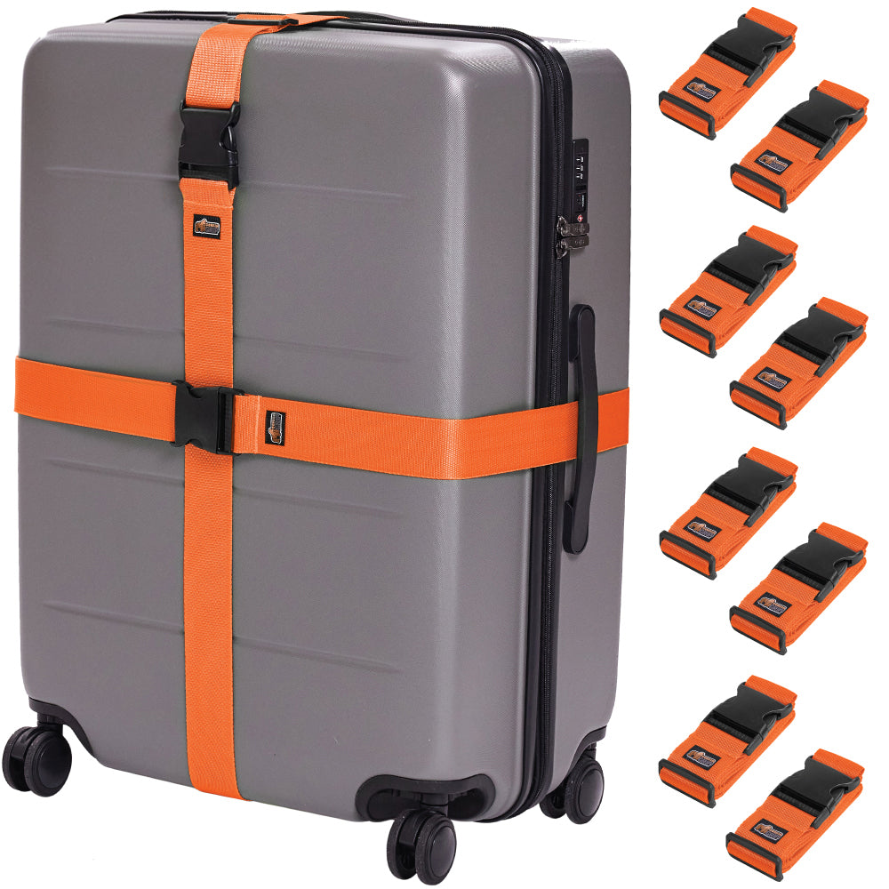 Luggage Straps Gorilla Grip Orange 8