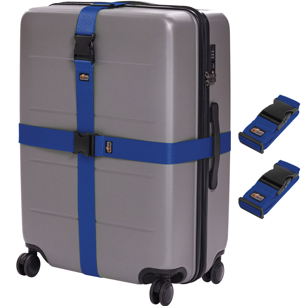 Luggage Straps  Gorilla Grip Blue  