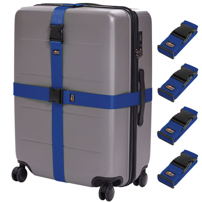 Luggage Straps Gorilla Grip Blue 4