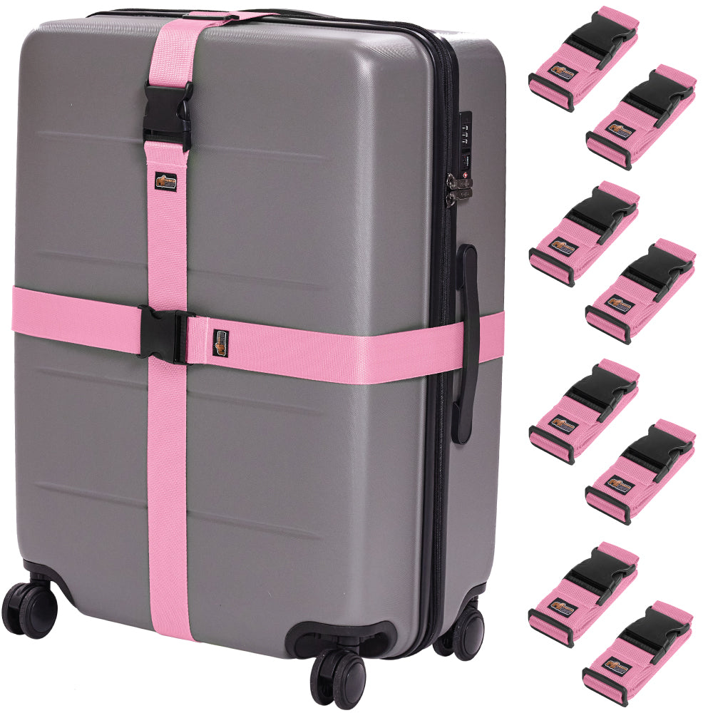 Luggage Straps Gorilla Grip Pink 8